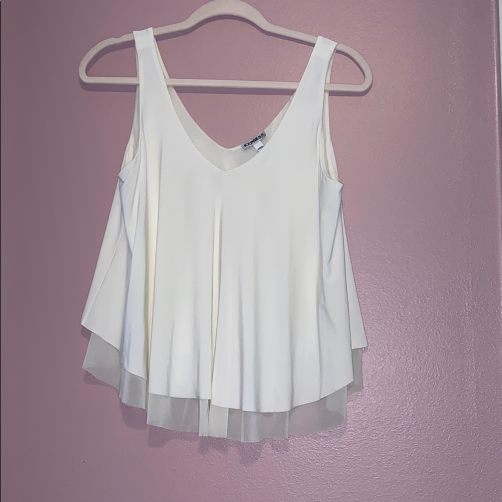 Off-white (cream) express tank top blouse